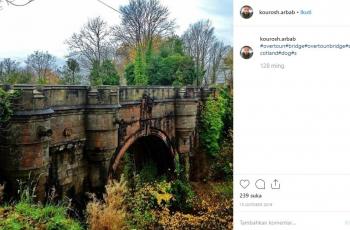 Banyak Anjing Bunuh Diri, Begini Kisah Misteri Jembatan Overtoun. (Instagram/@kourosh.arbab)