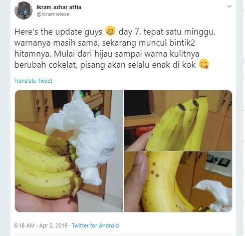Tips Pisang Tidak Berubah Warna (twitter.com/ikramwiese)