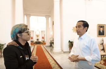 Atta Halilintar bertemu dengan Presiden RI Joko Widodo di iIstana Kepresidenan Bogor. (YouTube/Atta Halilintar)