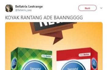 Prank April Mop, kondom rasa gudeg dan sate madura. (Twitter/@bellatrix_lees)