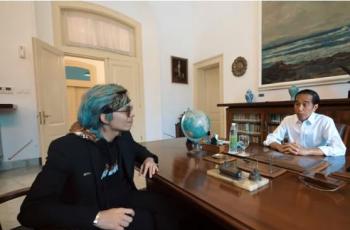 Atta Halilintar bertemu dengan Presiden RI Joko Widodo di iIstana Kepresidenan Bogor. (YouTube/Atta Halilintar)
