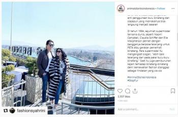 Syahrini dan Lucinta Luna Dapat Surat Terbuka (instagram.com/animalstoriesindonesia)