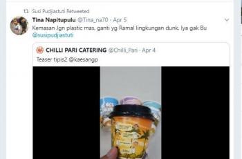 Menteri Susi Beri Saran ke Bisnis Minuman Gibran dan Kaesang (twitter.com/susipudjiastuti)