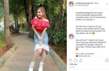 Gaya liburan Irma Darmawangsa. (Instagram/@irmadarmawangsa)