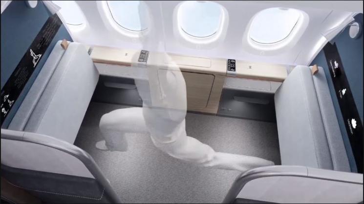 Ultraflex, Desain Kabin Pesawat Masa Depan (youtube.com/AIM Altitude)