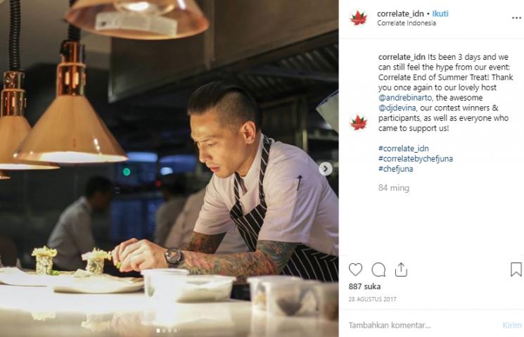 Correlate, restoran Jepang milik Chef Juna. (Instagram/@correlate_idn)