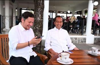 Gading Marten Ngopi Bareng Presiden Jokowi (youtube.com/Papa Gading)