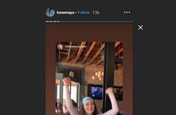 Nobar di Kafe, Luna Maya Jagokan Manchester City di Liga Champions? (instagram.com/lunamaya)