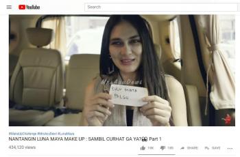 Berjiwa Traveler, Luna Maya : di Hotel Bintang 3 Juga Jalan Gua. Tangkapan layar (Youtube/MrsAyuDewi)