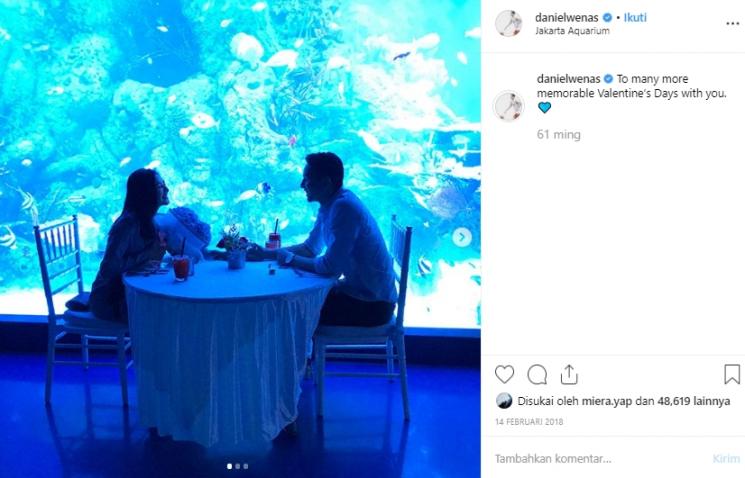 Gaya liburan Daniel Wenas. (Instagram/@danielwenas)