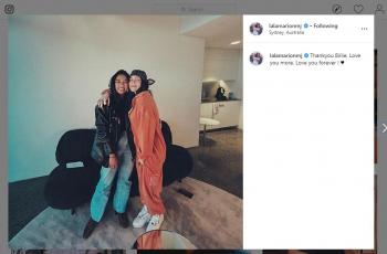 Di Sydney, Marion Jola Foto Bareng Billie Eilish, Bikin Iri. (instagram.com/lalamarionmj)