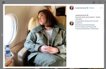 Naik Pesawat Kecil, Maia Estianty Makin Tahu Sifat Irwan Mussry. (instagram.com/maiaestiantyreal)