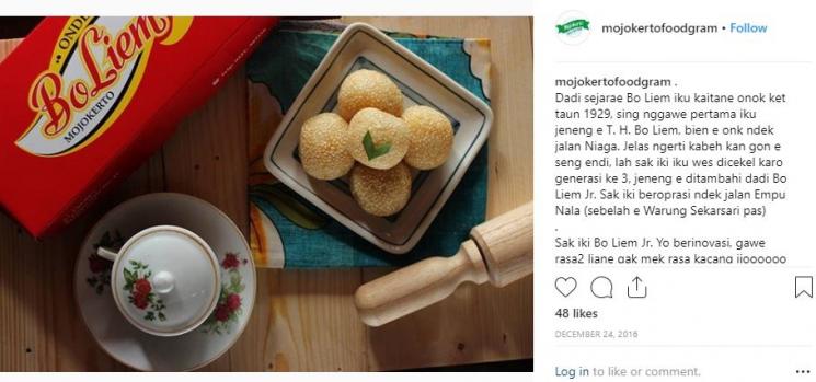 (Instagram Mojokerto Food Gram)