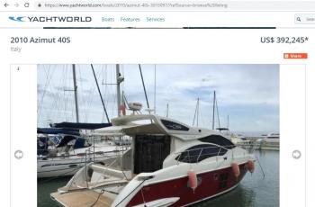 Azimut 40S. (yachtworld.com)