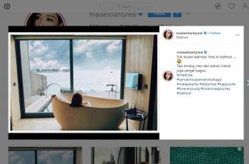 Maia Estianty Pamer Foto di Bathtub, Bagian Ini Disorot Netizen. (instagram.com/maiaestiantyreal)