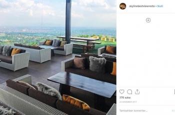 Skyline Best View Resto, tempat bukber di Bandung. (Instagram/@skylinebestviewresto)