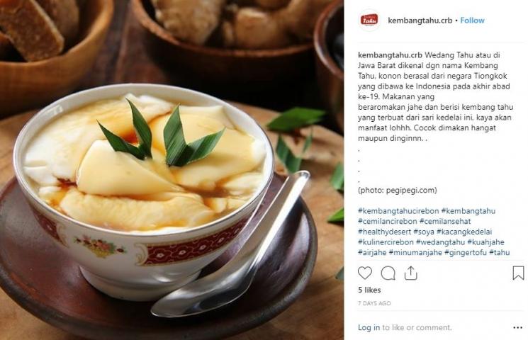 (Instagram Kembang Tahu CRB)