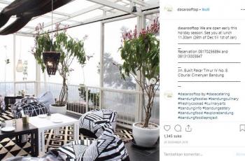 Dasa Rooftop, tempat bukber di Bandung. (Instagram/@dasarooftop)