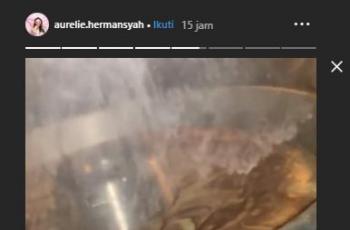 Aurel Hermansyah masak kue di Jember. (Instagram/@aurelie.hermansyah)