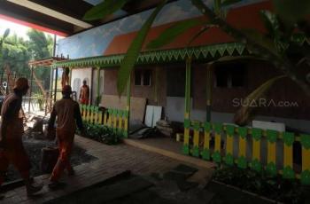 Kolong Tol Joglo Bersolek Jadi Taman Budaya Betawi
