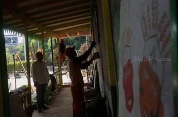 Kolong Tol Joglo Bersolek Jadi Taman Budaya Betawi