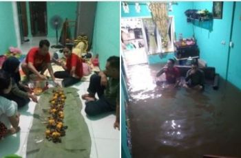 Malam untuk Pesta, Paginya Rumah Ini Kebanjiran, Netizen: dari Mukbang ke Ngambang!