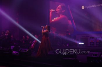Angel Pieters di Panggung 'Altitude 81' Royal Ambarrukmo Yogyakarta. (Guideku/Arendya)