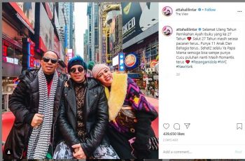 Gaya Liburan Atta Halilintar dan Keluarga (instagram.com/attahalilintar)