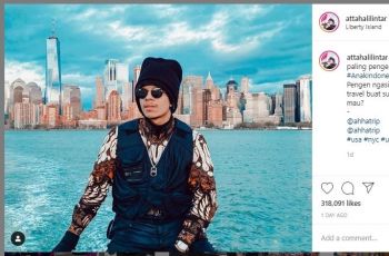 Gaya Liburan Atta Halilintar dan Keluarga (instagram.com/attahalilintar)