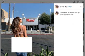 Foto Liburan Riley Reid, Bintang Porno yang Kirim Foto Bugil Bagi Donatur. (instagram.com/baconbootyy)