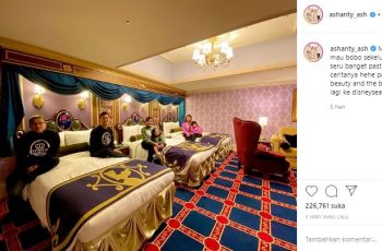 Penampakan Kamar Serba Beauty and the Beast. (instagram.com/ashanty_ash)