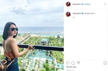 Wika Salim Liburan. (instagram.com/wikasalim)