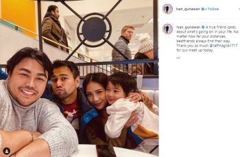 Raffi Gigi dan Igun Bertemu di London. (instagram.com/ivan_gunawan)