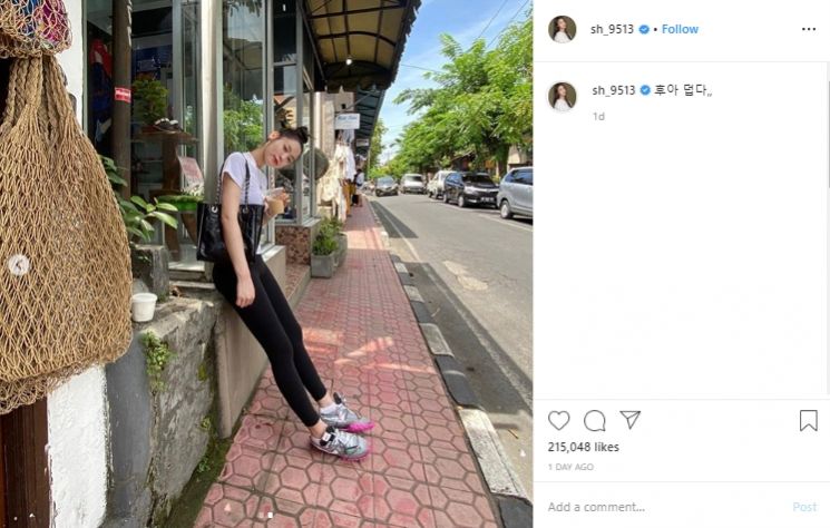 Seolhyun AOA Liburan di Bali. (instagram.com/sh_9513)