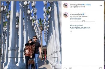 Jaket Syahrini di California Seharga Mitsubishi Xpander (instagram.com/princessyahrini)