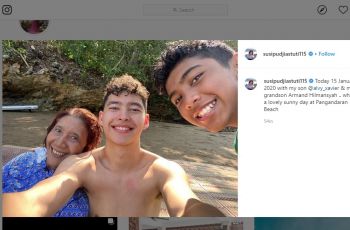 Susi Pudjiastuti Foto Bareng Anak dan Cucu di Pantai. (instagram.com/susipudjiastuti115)