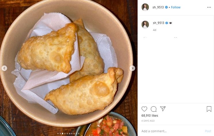 Kuliner Seolhyun AOA di Bali. (instagram.com/sh_9513)