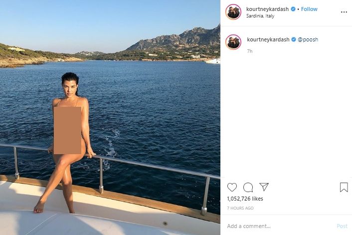 Kourtney Kardashian Liburan ke Italy. (instagram.com/kourtneykardash)