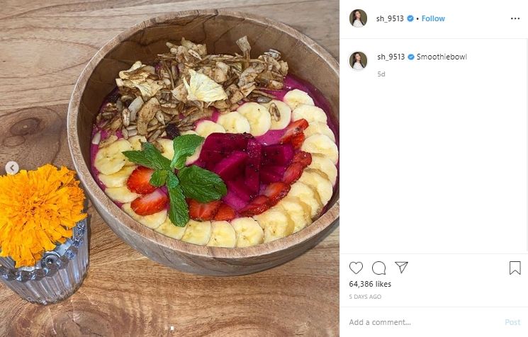 Kuliner Seolhyun AOA di Bali. (instagram.com/sh_9513)