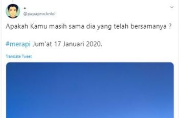 Gunung Merapi Jadi Trending Topic Twitter Hari Ini (twitter.com/papaprocknlol)