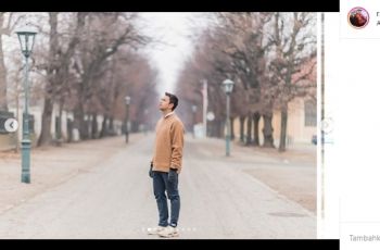Raffi dan Gigi di Schonbrunn Palace. (instagram.com/raffinagita1717)