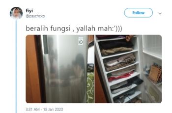 Anti Mainstream Alih Fungsi Kulkas Rusak Ini Bikin Netizen Terpukau Guideku Com