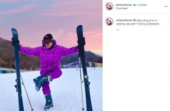 Gaya Liburan Atta Halilintar di Korea Selatan. (instagram.com/attahalilintar)
