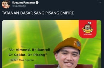 Kaesang Pangarep Tiru Sunda Empire untuk Promosi. (twitter.com/kaesangp)