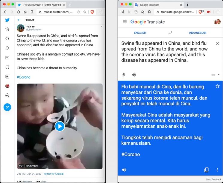 Heboh video anak disuapi berudu. (Turnbackhoax.id)