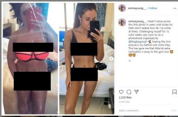 Viral Kisah Wanita Foto Before After Diet di Hotel (instagram.com/emmayoung___)