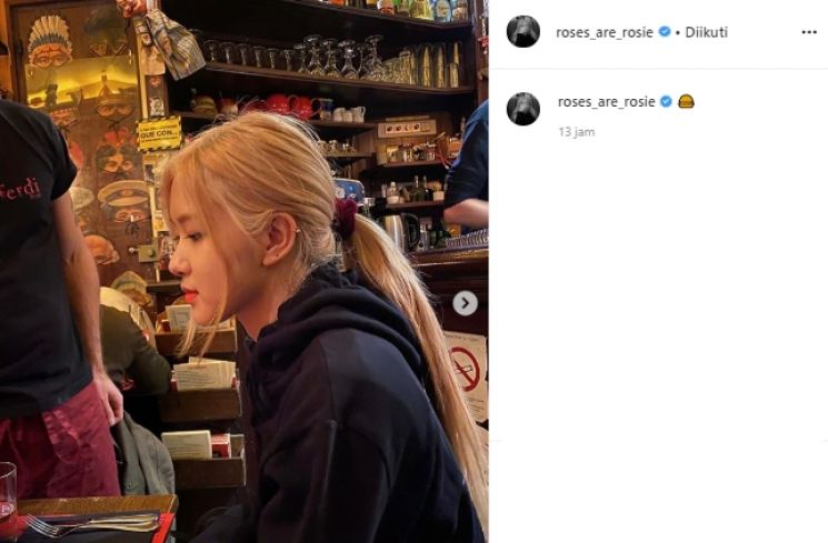 Rose Blackpink di Paris. (instagram.com/roses_are_rosie)