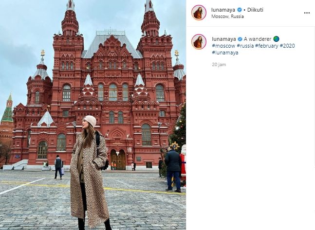 3 Destinasi yang dikunjungi Luna Maya di Moscow. (instagram.com/lunamaya)