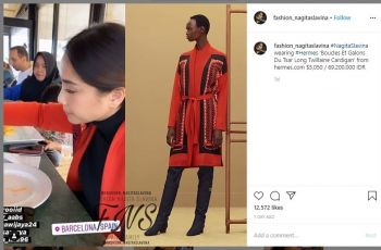 Nagita Slavina Pakai Kardigan 70 Juta di Spanyol (instagram.com/fashion_nagitaslavina)