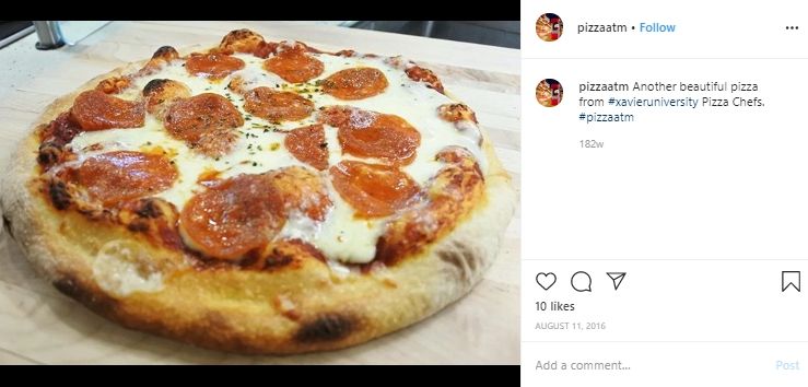 ATM Unik Isi Pizza. (instagram,com/pizzaatm)